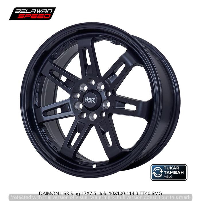 Velg Mobil Ring 17 HSR DAIMON untuk Altis Sienta Hrv Brv Ertiga Luxios Captiva Rush Terios R17