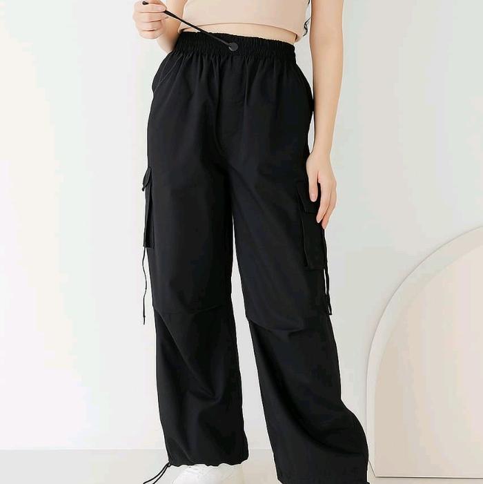 Celana Cargo Parasut Streetwear Harajuku Ori  - Baggy Pants  Cargo Parasut Premium - Pants Jogger Wa