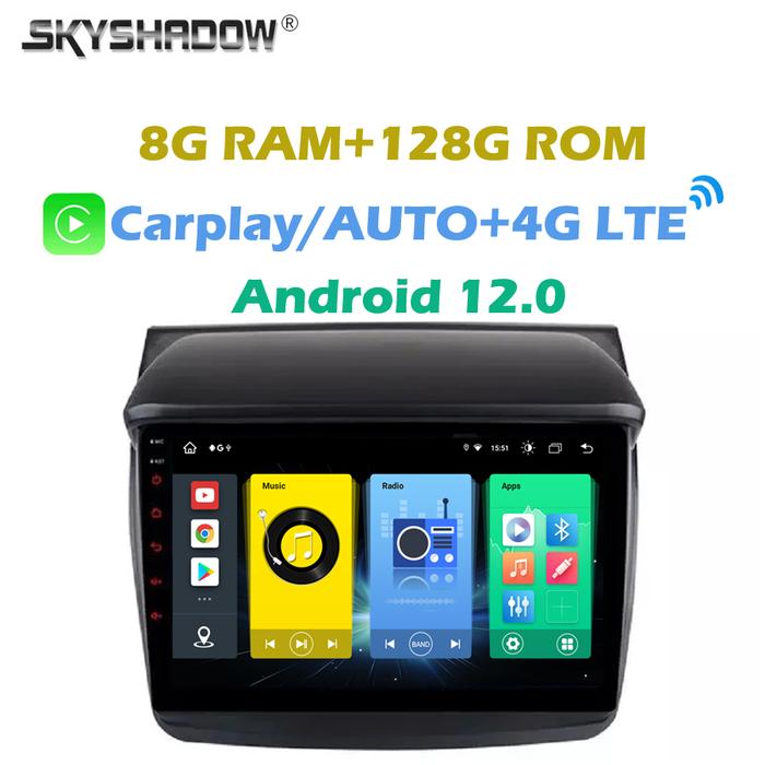 SIM Carplay Otomatis Android 12.0 8G + 128G DVD Player Mobil GPS Peta