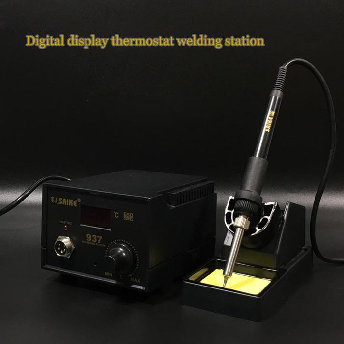 Saike 937 ESD Tampilan Digital Solder Listrik Solder Besi Listrik