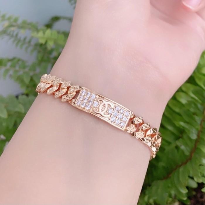 PREMIUM QUALITY gelang xuping wanita news model - motif chanel, 18cm