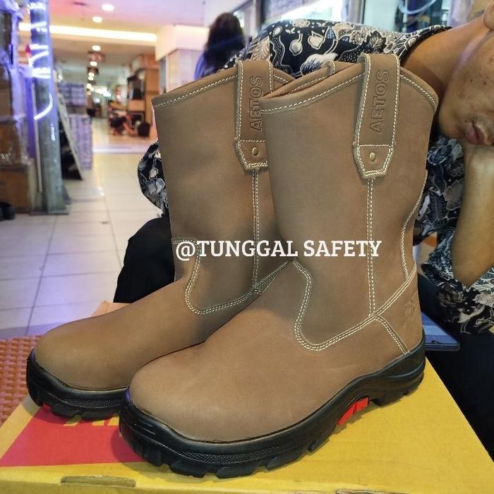 Sepatu safety aetos lithium mocca Sepatu safety aetos Sepatu safety lithium mocca