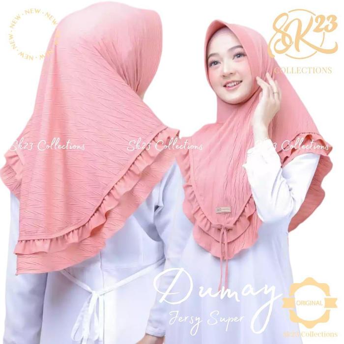 Hijab Instan SK Dumay Plisket Padi - SK23 Collection