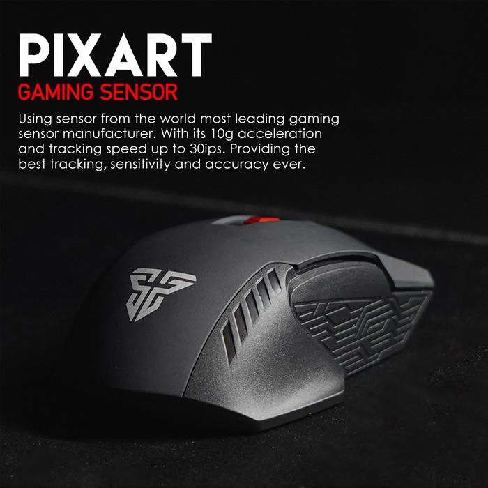 [HWARTZ] Mouse Gaming Wireless Fantech RAIGOR II WG10 Wireless Gaming Mouse