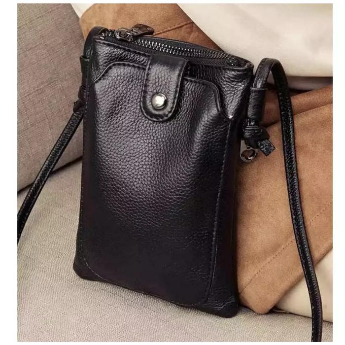 Tas Selempang Mini Kulit Wanita - Tas Hp Wanita - Tas Selempang Kekinian 2021 - Tas Wanita Import