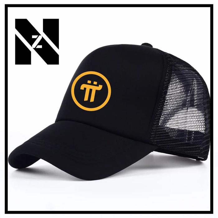 TOPI LOGO PI NETWORK INDONESIA / TOPI JARING JARING PI NETWORK INDONESIA / TOPI TRUCKER PI NETWORK I