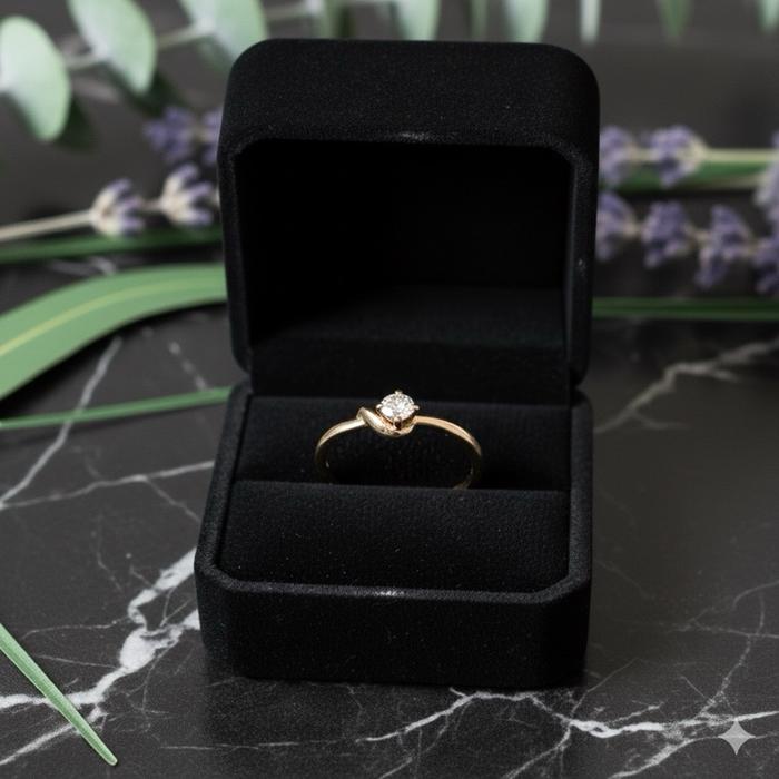 Cincin mata dengan garis 6K toko mas murni