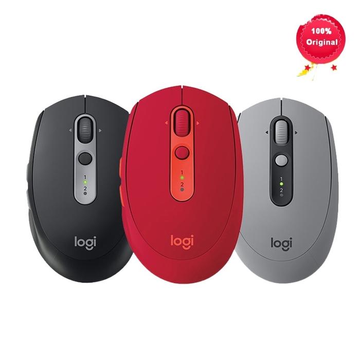 2025 M590 Wireless Mute Bluetooth Mouse 2.4GHz Unifying Dual Mode 1000 DPI Multi-Device Optical Sile