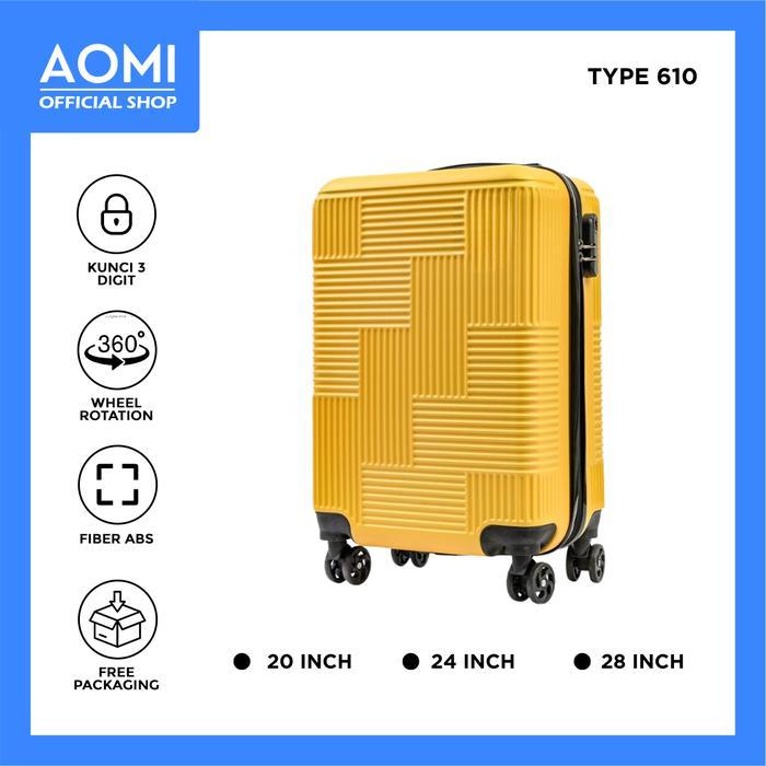 Koper Aomi Size 20 Inch sd 28 Inch Type AO-804 Koper Rekomendasi Kabin Pesawat Koper Jumbo