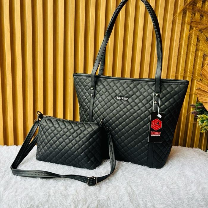 Tabusy tote bag namira set kulit,tas kuliah dan mengaji ibu2