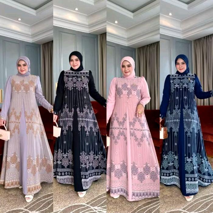 GAMIS DRES GISELA DAN RANIAH ORI PREMIUM BY iRna