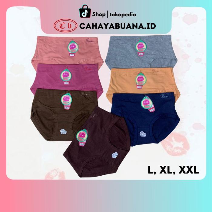 [6-12 pcs] Piaoli 8553 / Cd Celana Dalam Wanita Dewasa Jumbo Lusinan Besar Merk Piaoli Original Prem