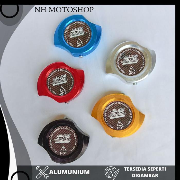 CAP RADIATOR MUGEN TUTUP COVER RADIATOR MUGEN CARP RADIATOR MOTOR MOBIL MUGEN FU SATRIA FU NMAX PCX 