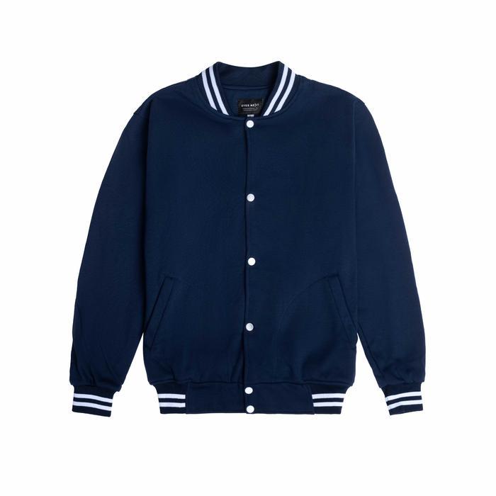 Eiger - EVERNEXT - Jaket Varsity Wanita Dallas Jaket  Cewek Baseball Jaket Fleece Jaket Casual