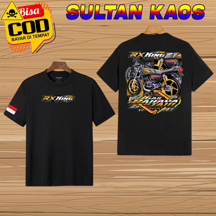 RX KING - Sultankaos89 Baju Komunitas Rx-King Indonesia - Kaos Bikers Rx-King - T-Shirt Distro Motor
