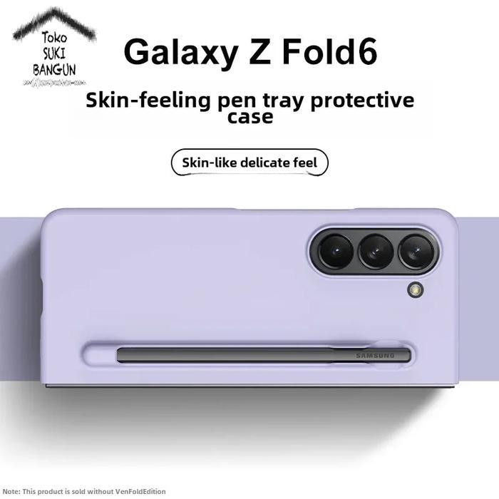 Case untuk Samsung Galaxy Z Fold6 Fold 6 5G SOLID PLAIN Cover Casing Pouch Protector ZFO6-002