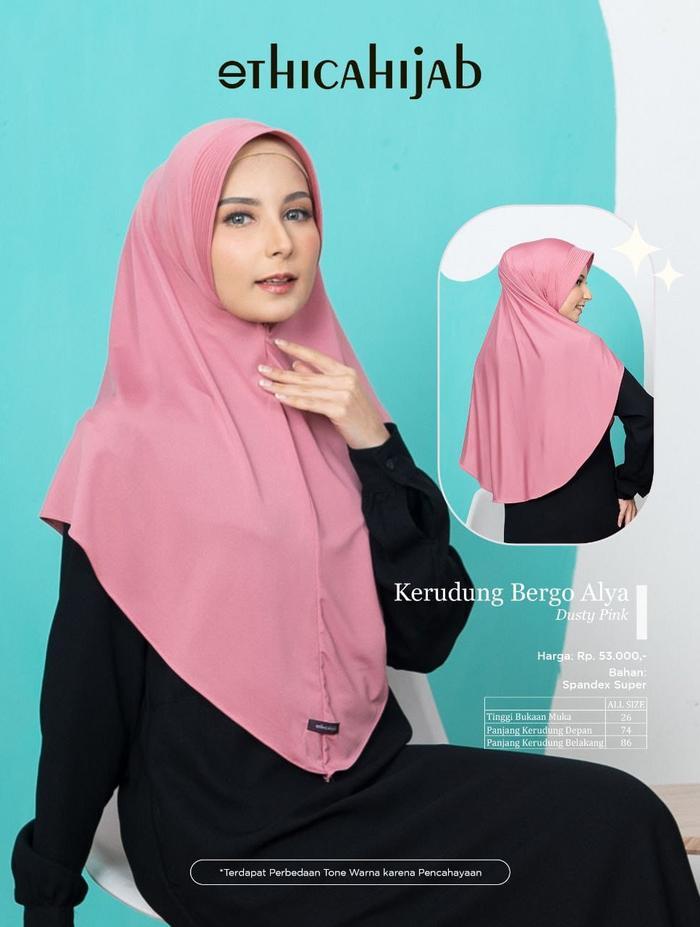 Busana Muslim Bergo Ethica Kerudung Bergo Alya Best Seller