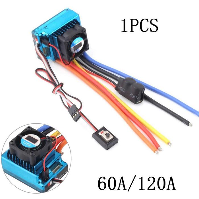Brushless ESC Electric Speed Controller 60/120A Sensorless Compact