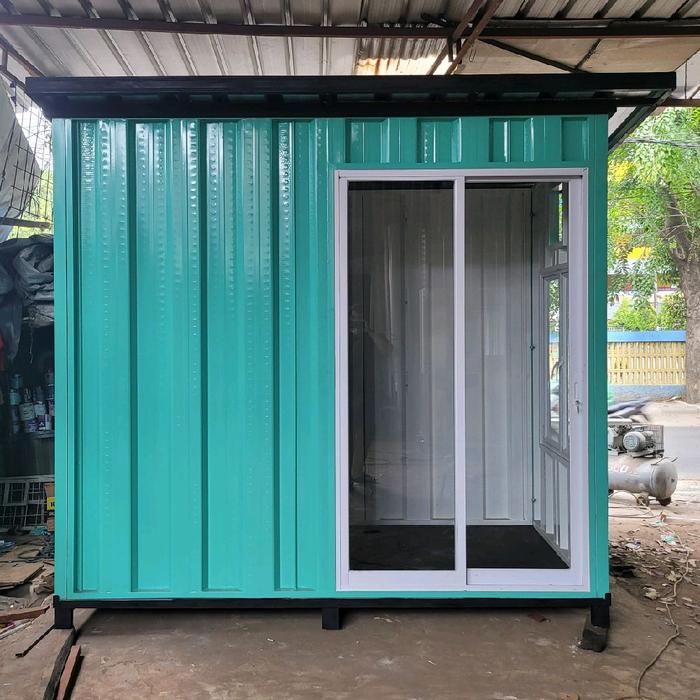 Booth Kontainer / Container Office Home Knockdown Modular 2.5x1.5x2.5