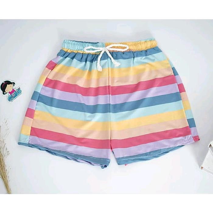 TM HOTPANS PELANGI BAHAN SPANDEK RAYON