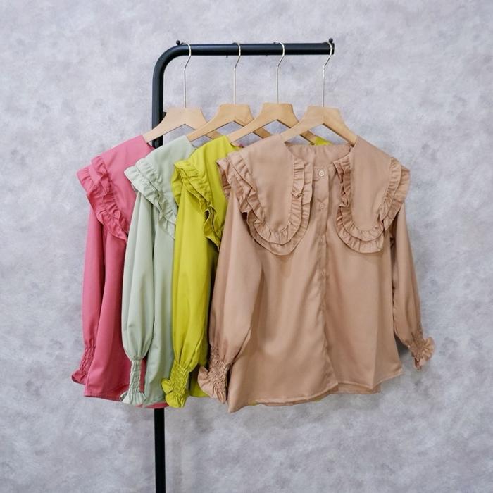 Hemel Clothing - AQILA TOP (Atasan Fashion Wanita Kekinian Terbaru Hijab Santai Kasual Nyaman Polos)