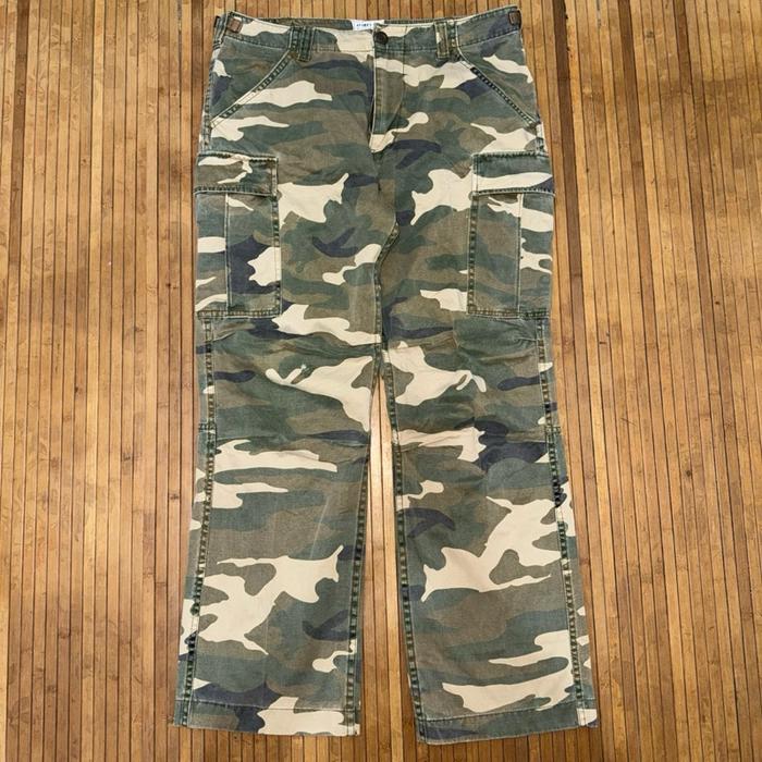 VINTAGE AVIREX USA ARMY UNIFORM OG 107 M65 FIELD CARGO TROUSERS PANTS alpha industries buzz rickson 