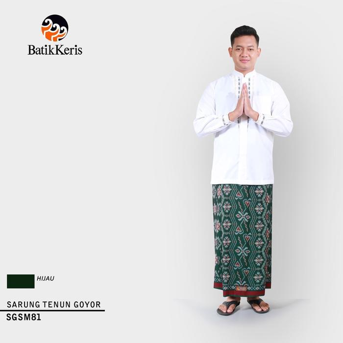 TERLENGKAP Batik Keris Sarung Dewasa Tenun Goyor + Box