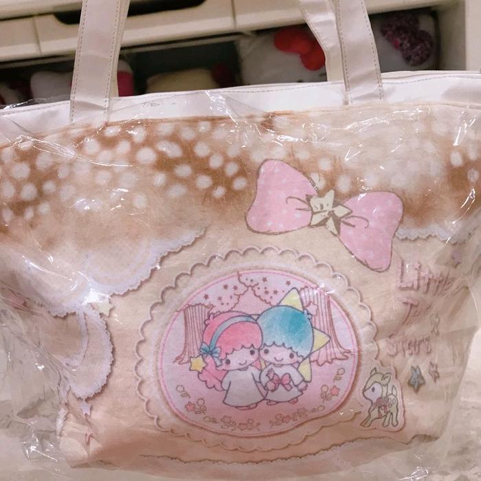Tas beludru kiki lala twin star sanrio original