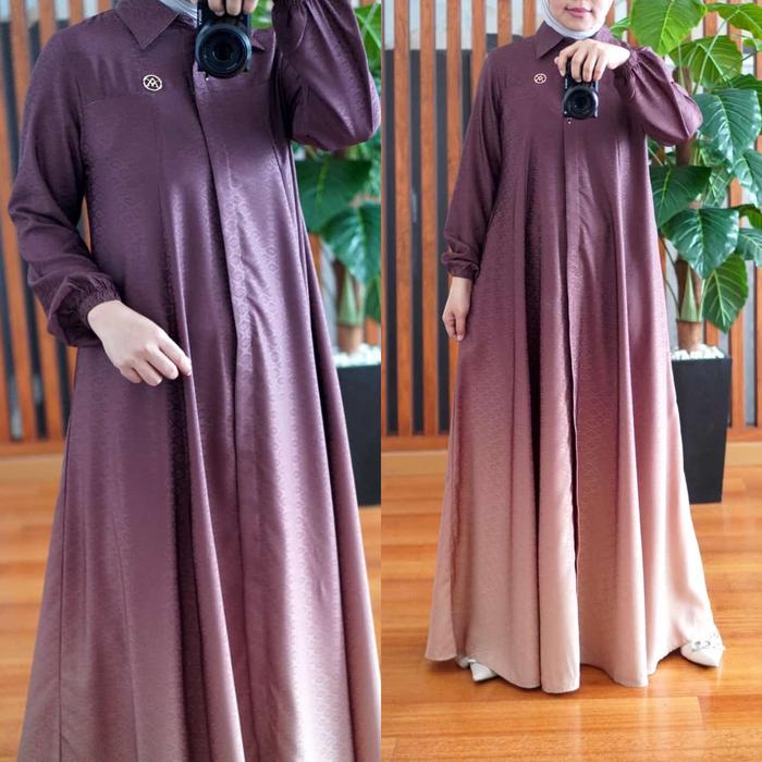 Umbrella dress by Amori/gamis gradasi mewah/bisa cod