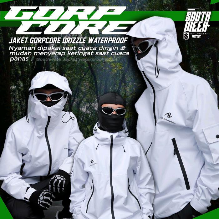 Gorpcore - Cougle jacket pria/wanita waterproof - Casual jacket hoodie pria/wanita original Katun Sl