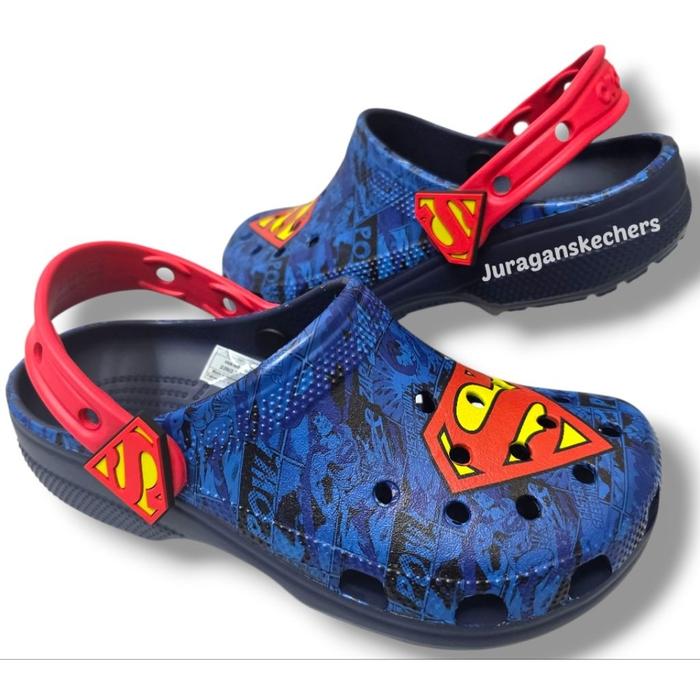 SANDAL SUPERMAN DEWASA/SANDAL SUPERMAN/SANDAL PRIA (CROCSS SUPERMAN)