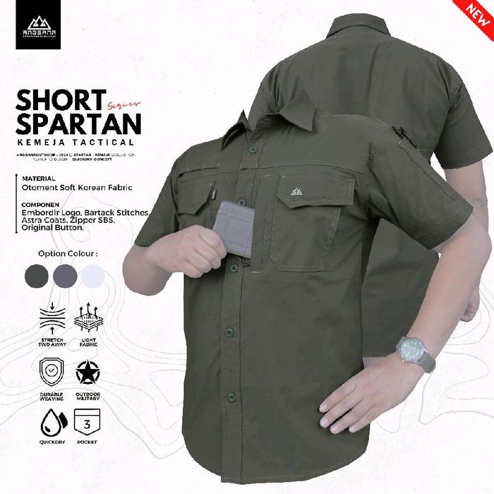 KEMEJA ANGSANA SHORT SPARTAN