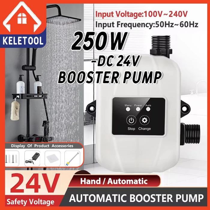 Pompa Booster Pendorong Adaptor Pompa Booster Rumah Tangga Pemanas Air Tenaga Surya Otomatis Penuh O