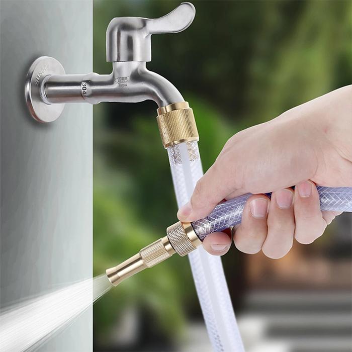 1/2 Inch Semprotan Air Lurus Kuningan/Spray Nozzle Sprayer Kuningan /Hose Nozzle Semprotan Cuci Moto