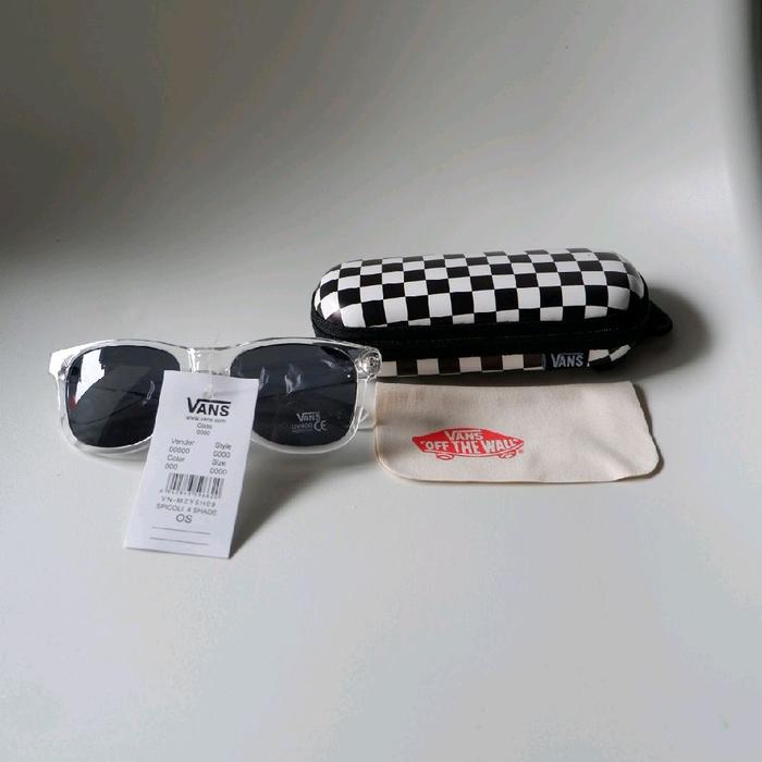 Vans Spicoli Transparent Kacamata vans original nt rayban stussy carhartt detroit moscot uniqlo wtap