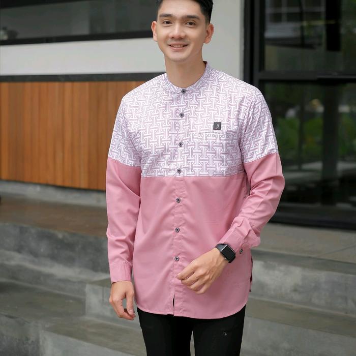 Baju Koko Sublime Lengan Panjang Original Alanza Toyobo premium Muslim Pria Dewasa Kurta