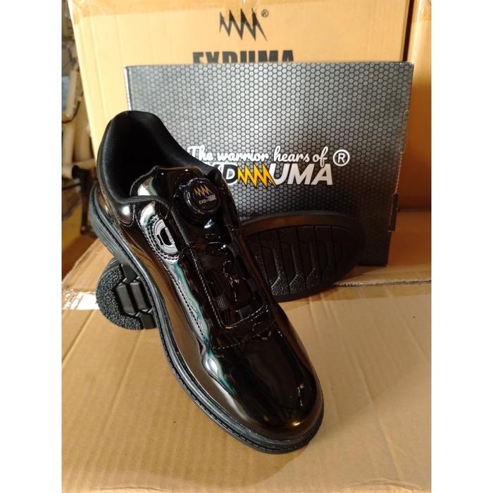 SEPATU PDH EXDUMA KILAP POTENZIO/SEPATU PDH TALI PUTAR/SEPATU DINAS HARIAN KILAP