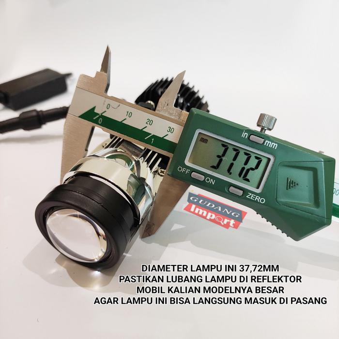 Ready Stok Lampu Led Mobil Motor H4 Mini Projector Projie Mp30X Master Led Store.Id