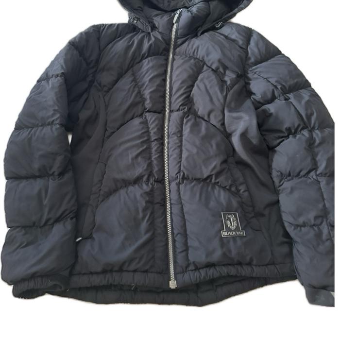 Blackyak jaket bulang ringan tebal. Pria Wanita Parasut Hitam Parka Casual Cowok Keren Bomber Blazer