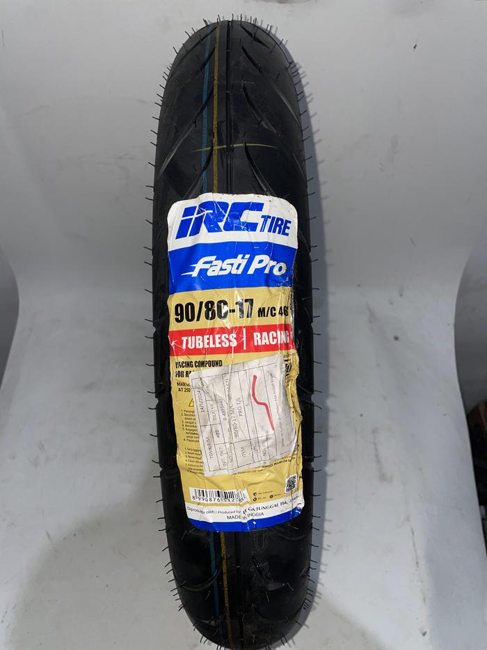 BAJM TASIK – [100% ORIGINAL] - IRC Fasti Pro 90/80-17 – Ban Motor Balap Bebek Tubeless Soft Compound