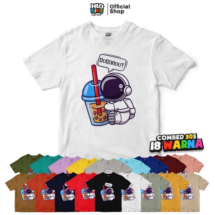 HLOKIDZ BAJU KAOS DISTRO ANAK LAKI-LAKI COWOK & PEREMPUAN CEWEK UNISEX LENGAN PENDEK KATUN PREMIUM C