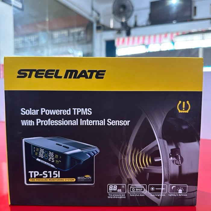 TPMS TP-S15L Sensor Tekanan Ban Steelmate internal sensor (TIRE PRESSURE MONITORING SYSTEM)
