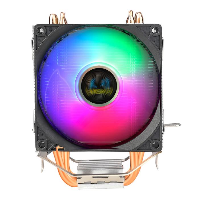 CPU Cooler 4 Heat Pipes 120mm 4 Pin PWM RGB for Intel LGA LGA 1150