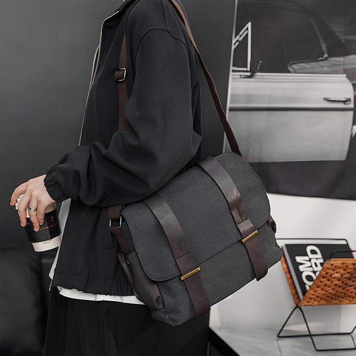 Pemata Mall Jakarta | Tas Selempang Pria | Tas Selempang Pinggang Pria | Korean Canvas Messenger Bag