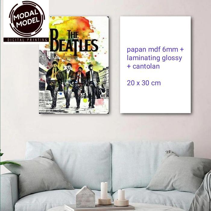 poster hiasan dinding The Beatles 20 x 30 cm | hiasan dekorasi rumah