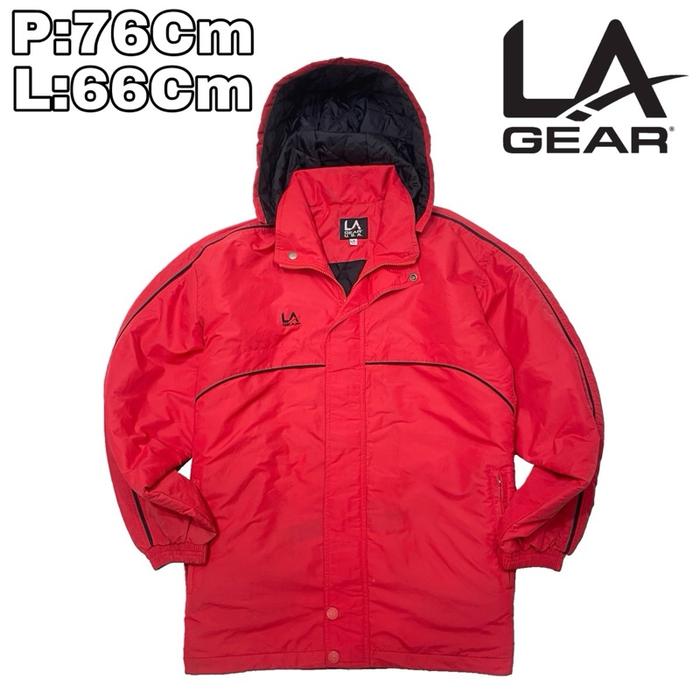 J165 JaketOutdoor Waterproof LA Gear Merah Jumbo  Parasut Tebal Musim Dingin Hiking Pendaki Gunung