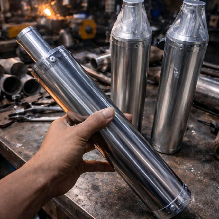 Slenser Knalpot 2 tak Ninja 150 R/Rr,Ss,Zx150,NSR,Rxking