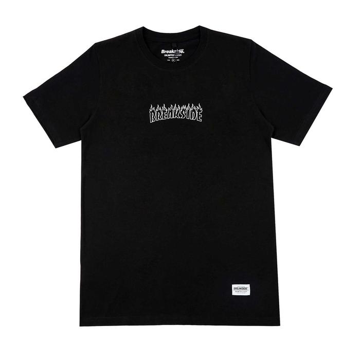 [HOT] Breakside T-Shirt Onfire Black Kaos Pria Lengan Pendek