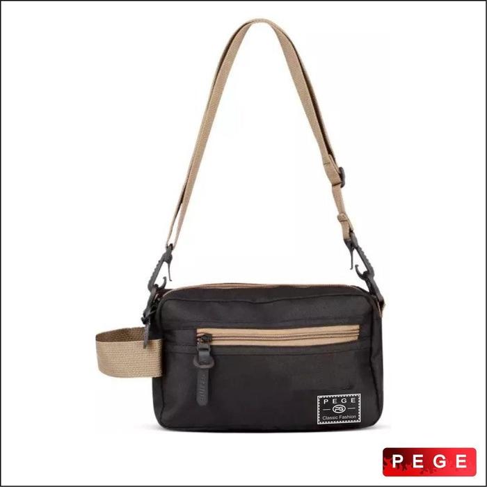 Zona Surabaya Tas Selempang Bahu Pria Slingbag Bisa Untuk Pouch Dompet - PG 8894