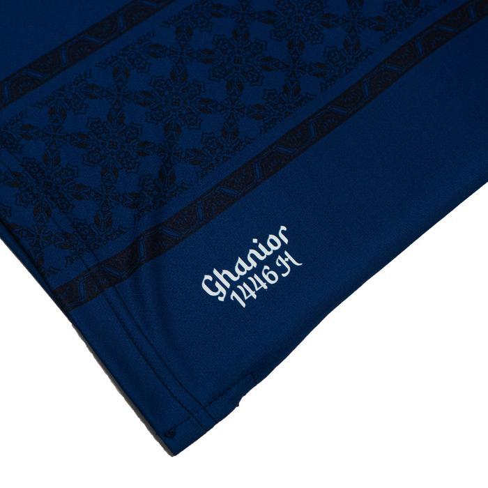 Ghanior Jersey Koko Fashion Pakaian Baju Muslim Kurta - Warna Navy